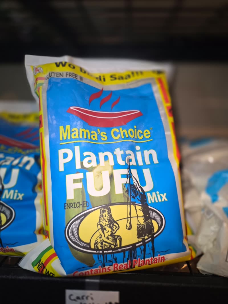 Plantain fufu mix