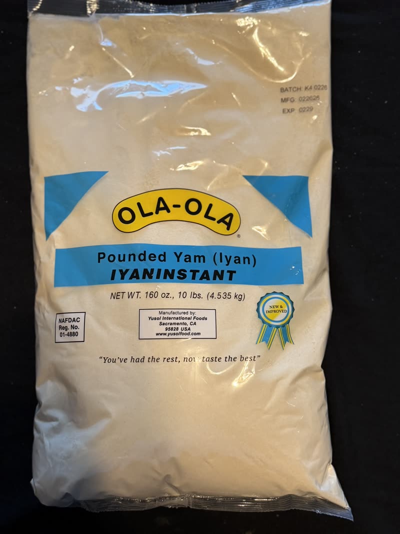 Ola Ola Pounded Yam 10 lb